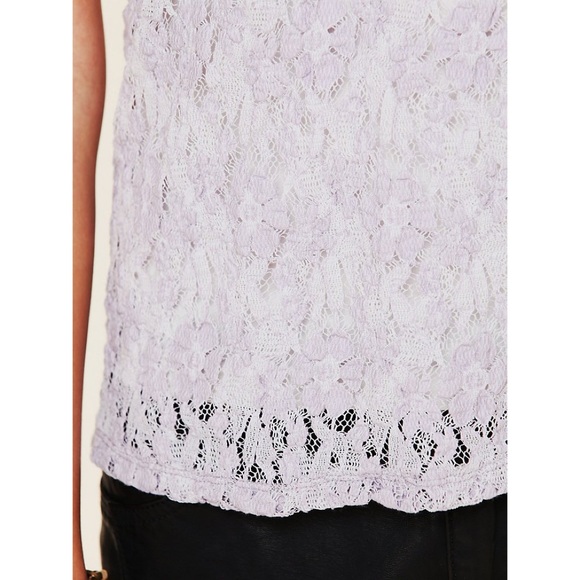 Free People Rebel In Lace Tee Medium - Picture 8 of 8